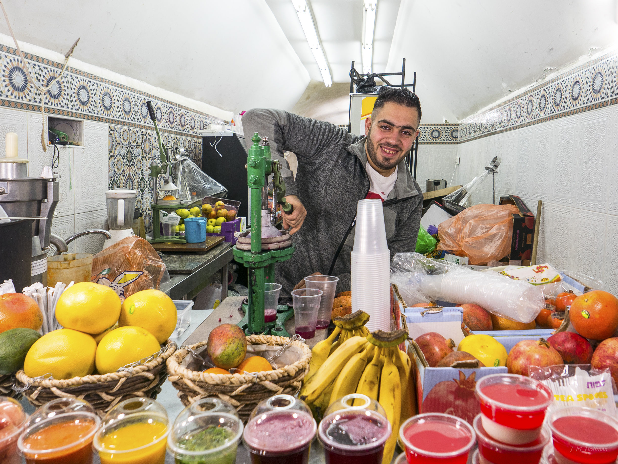 Juice Seller: Old City of Jerusalem