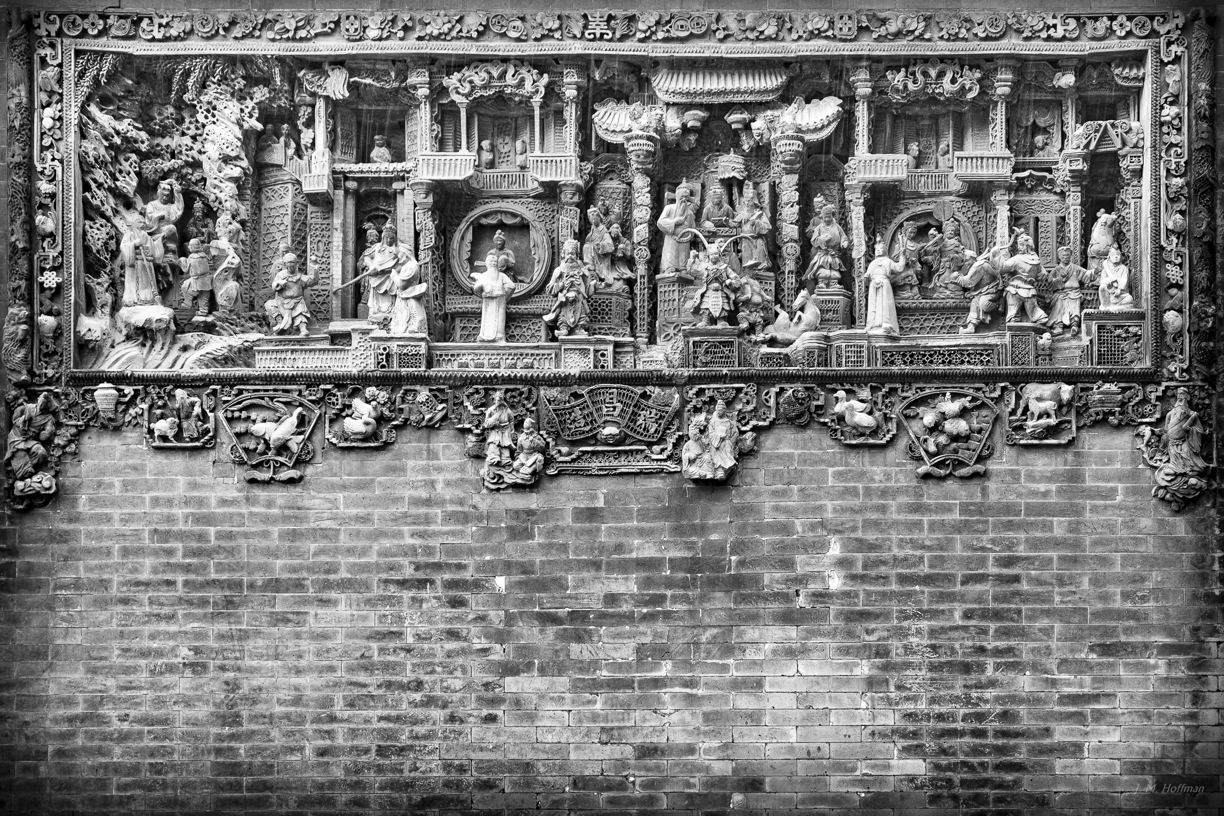 Wall Carving: Chen Clan Ancestral Hall, Guangzhou, China
