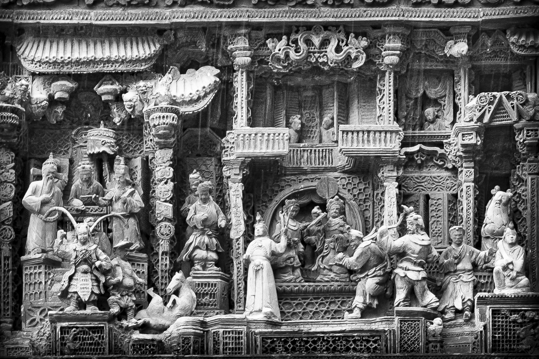 Wall Carving (Detail): Chen Clan Ancestral Hall, Guangzhou, China