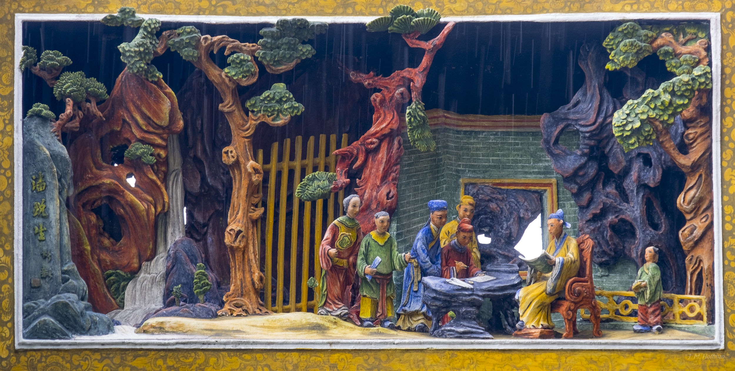 Wood Carving: Chen Clan Ancestral Hall, Guangzhou, China