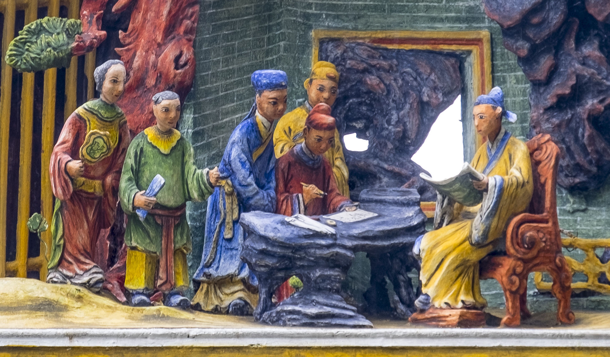 Wood Carving (Detail): Chen Clan Ancestral Hall, Guangzhou, China