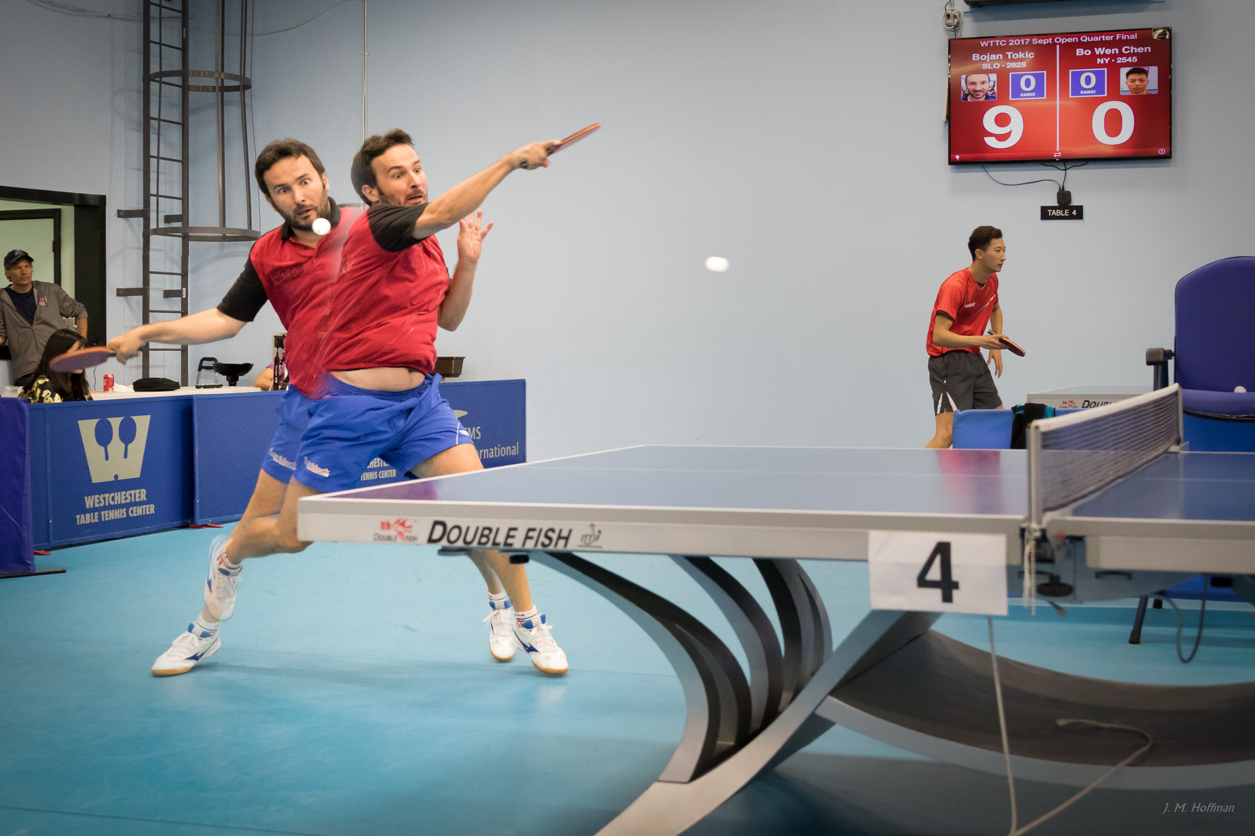 One-Tenth of a Second of Table Tennis: Westchester, NY