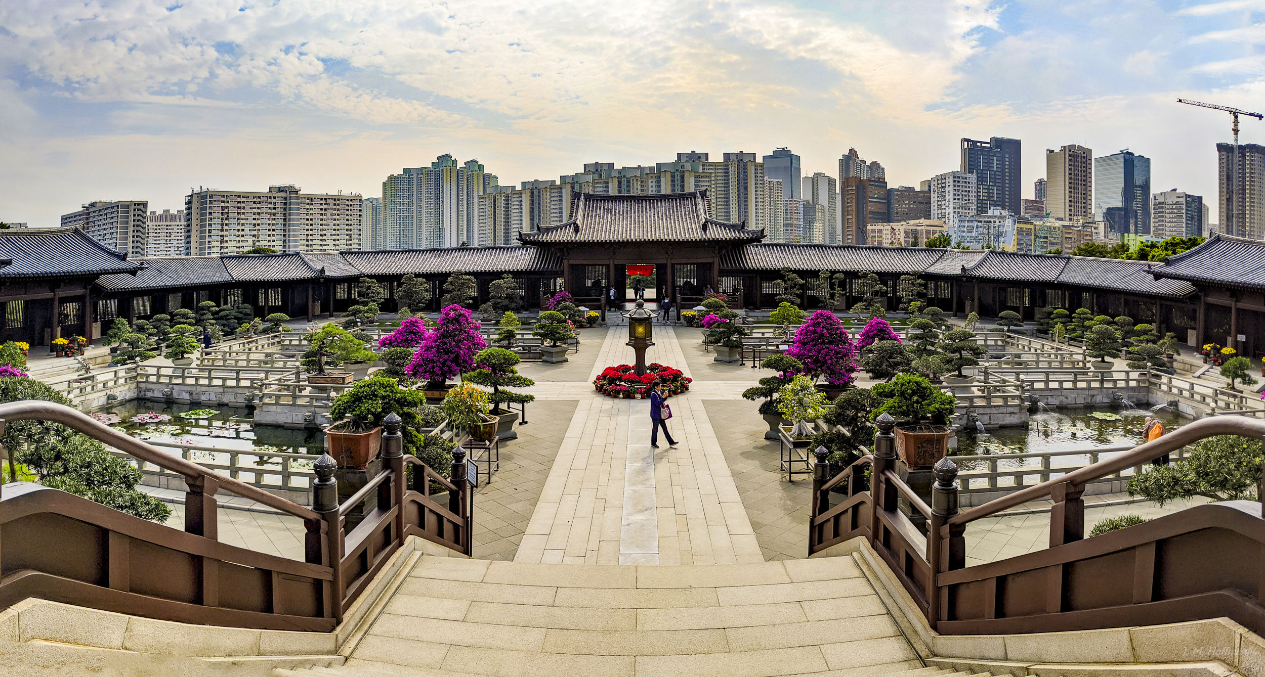 The Chi Lin Nunnery offers an island of calm in an urban sea.: Kowloon, Hong Kong